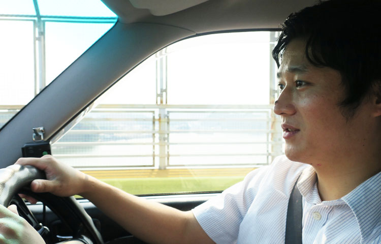 土電ハイヤー中谷社長運転