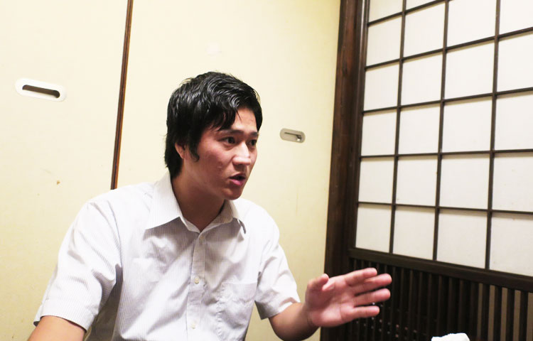 とでんハイヤー中谷社長　居酒屋