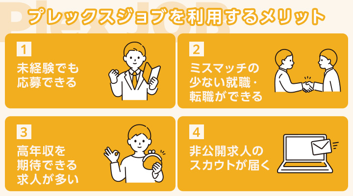 プレックスジョブを利用するメリット