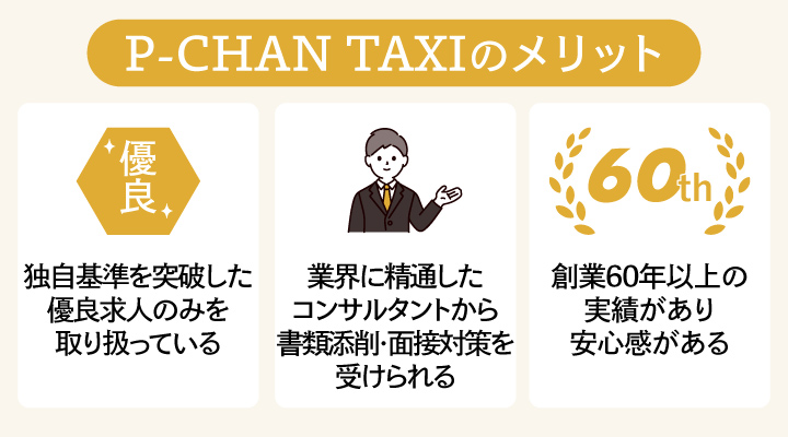 ピーチャンタクシーのメリット